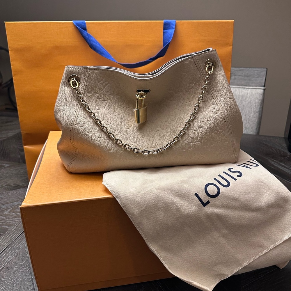Louis Vuitton Anytime PM  Bag with Lock and Chain